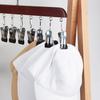 Clips Great Load Bearing Anti-slip Wardrobe Clothes Hanger Scarf Tie Clip Hanger