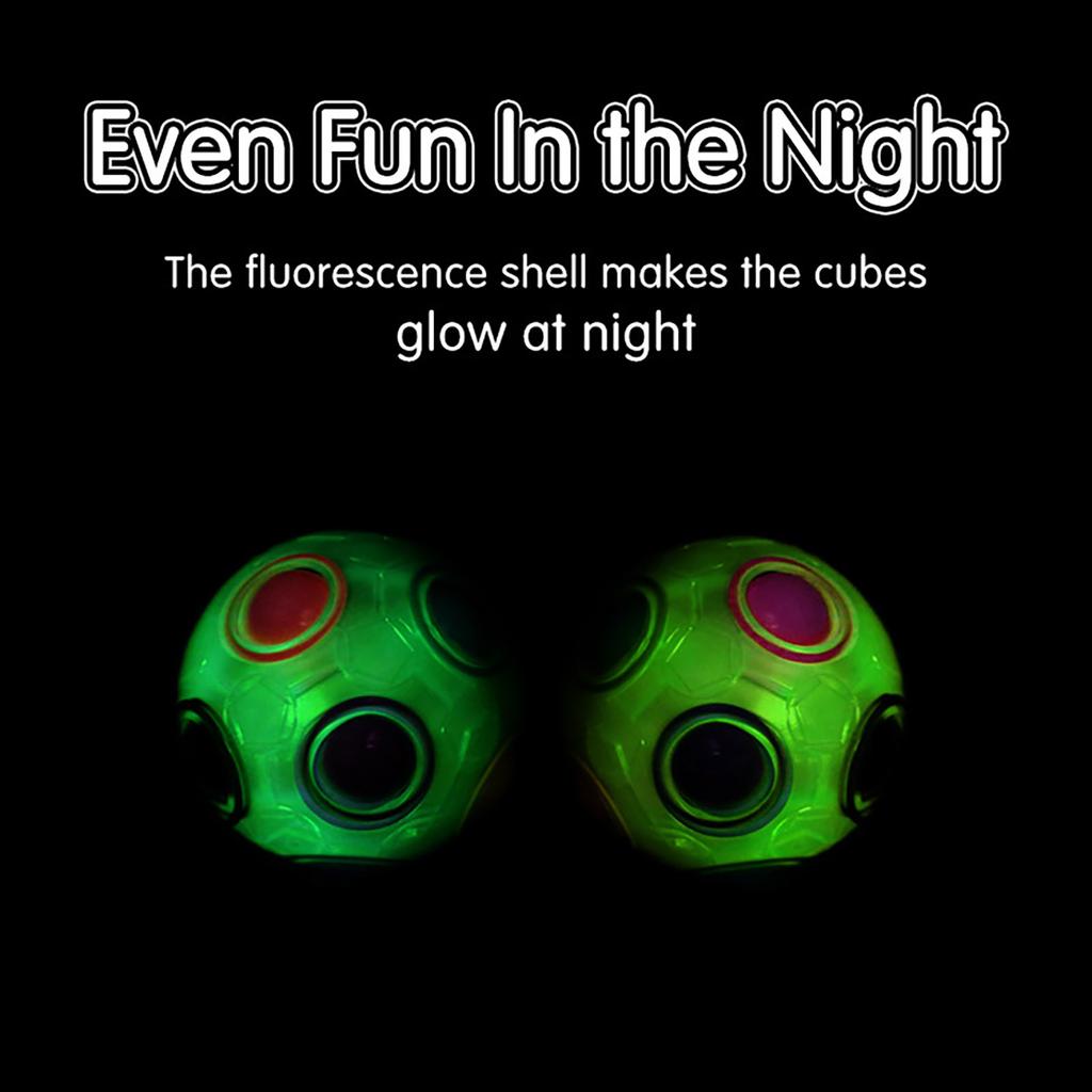 Luminous Stress Reliver Rainbow Ball Plastové puzzle vzdělávací hračky