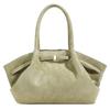 Large Capacity Tote Bag with Women's Matte Texture, Fashionable New High-end Velvet Commuting Lazy Style Shoulder Bag