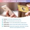 4 adesivi per carte di credito per skin per carte di credito Adesivo per carta di debito Adesivo personalizzato per carta bancaria Copertura Decalcomania per carta di credito