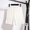 Women's Summer Shorts Elastic Waist Anti-glare Boxer Shorts Loose Casual Plus Size House Trousers
