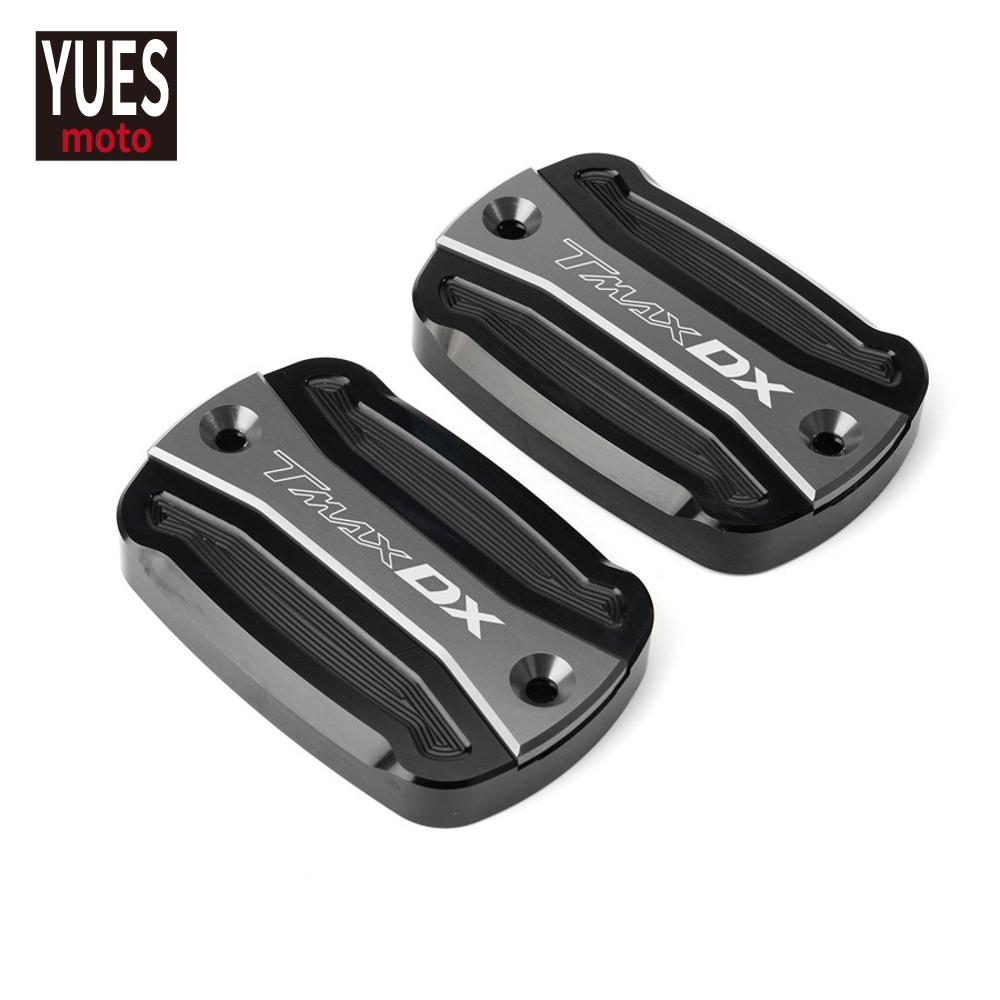 Motorcycle Accessories High Quality CNC Brake Fluid Reservoir Cap Cover For Yamaha TMAX530 DX T-MAX 530