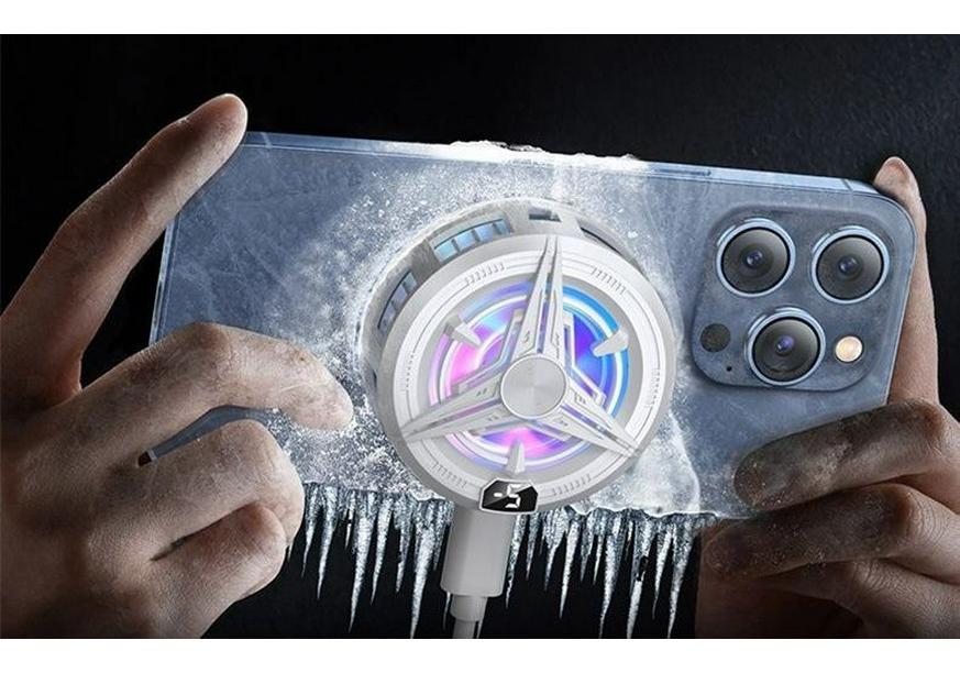 Universal Magnetic Phone Cooler: Silent Semiconductor Ice Cooling for E-Sports, Gaming, and Live Streaming.