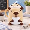 Ice Cream Pint Holder Animal Holder 3D Printed Cup Durable with Handle Keeps Hands Warm Leak-Proof Container Handle
