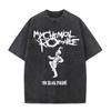 Washed Vintage Rock Band My Chemical Romance Long Live The Black Parade Graphic T Shirt Men Women Oversized Punk Emo T-s 1508