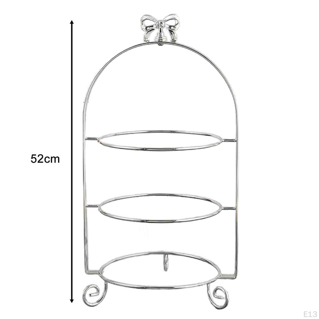 Cake Stand Rack Decorative Dessert Display Tiered Tray Table for Countertop