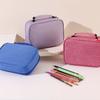 High Capacity Pen Case Multifunctional Pen Pouches 72 Slots Colored Pencil Bag With 2 Removable Sleeves Portable Pen Bag