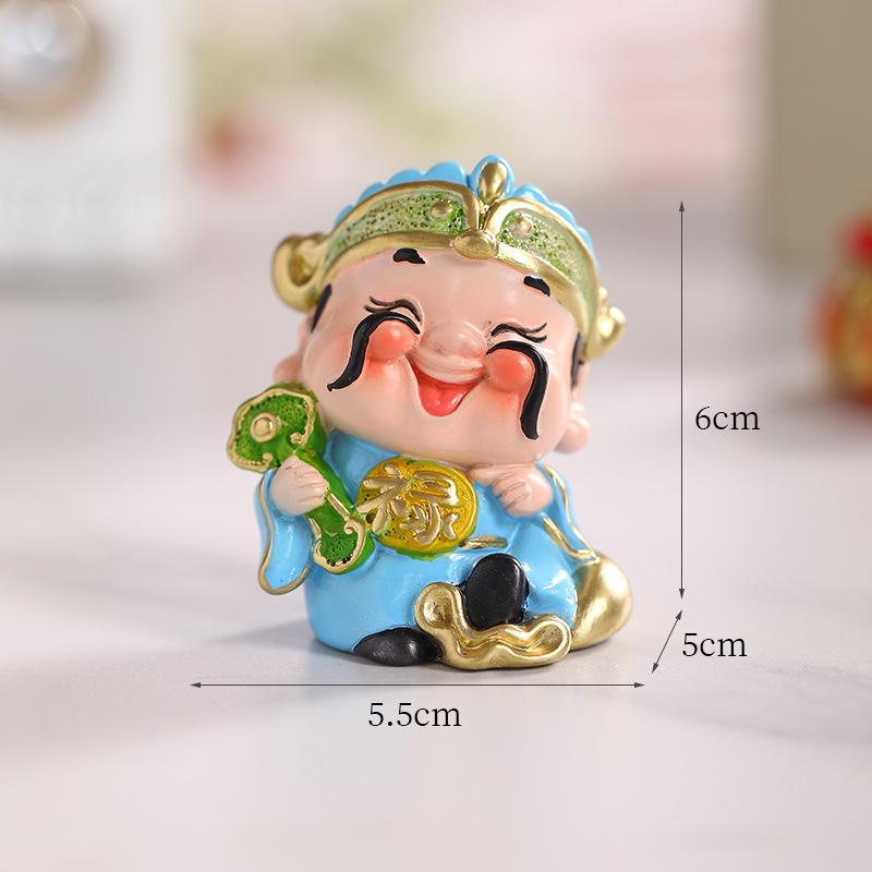 Creative Fortune Gods: Wealth-Attracting Ornaments for Festive Home or Office Décor