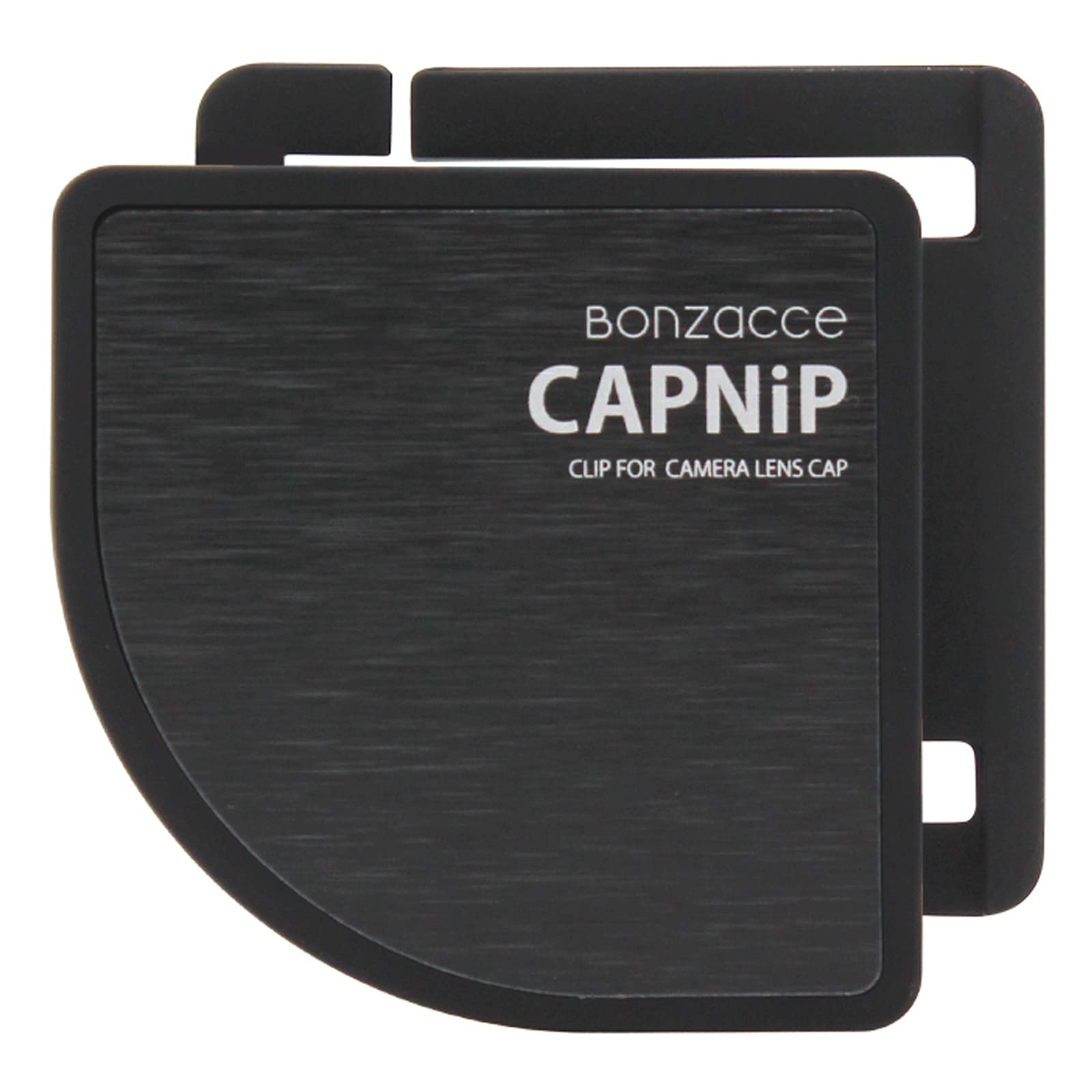 

BONZACCE CAPNiP Camera Lens Cap Holder with Clip for Loss Prevention and Fall Prevention (Black) чорний