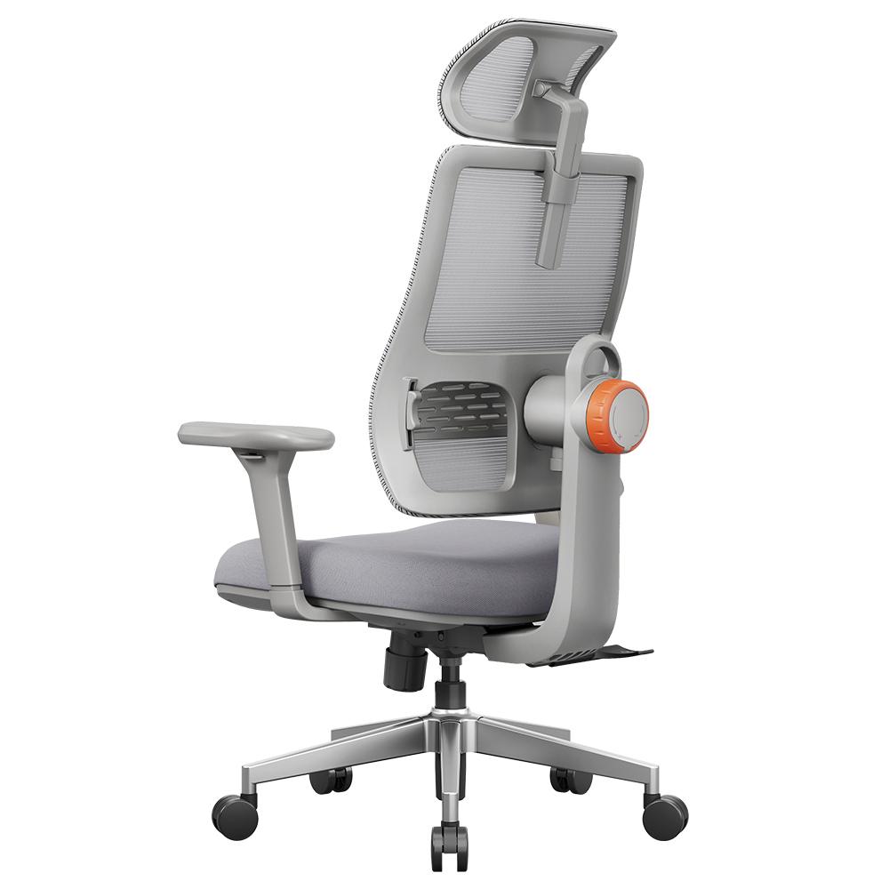 NEWTRAL MAGICH003 Ergonomic Office Chair, Auto-Following Backrest, Adaptive Lower Back Support, Adjustable Headrest Seat, Gray - EU Plug
