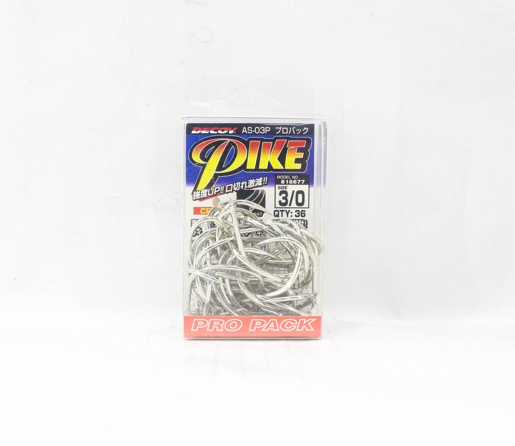 Decoy AS-03P Pro Pack Jigging Single Pike Size 3/0 (6677)