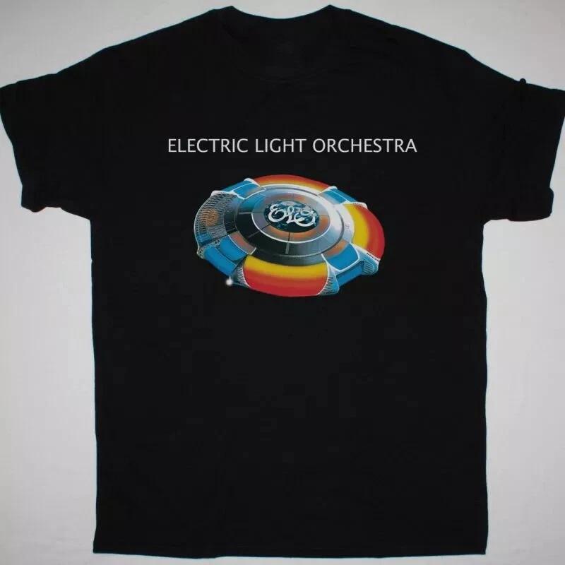 Vtg ELECTRIC LIGHT ORCHESTRA TIME TOUR 81 Cotton Black All Size Shirt 4XL