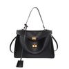 French Style Advanced Texture Soft Surface Tote Bag Women's Simple Large Capacity Elegant Underarm Shoulder Bag Commuter Messenger Bag