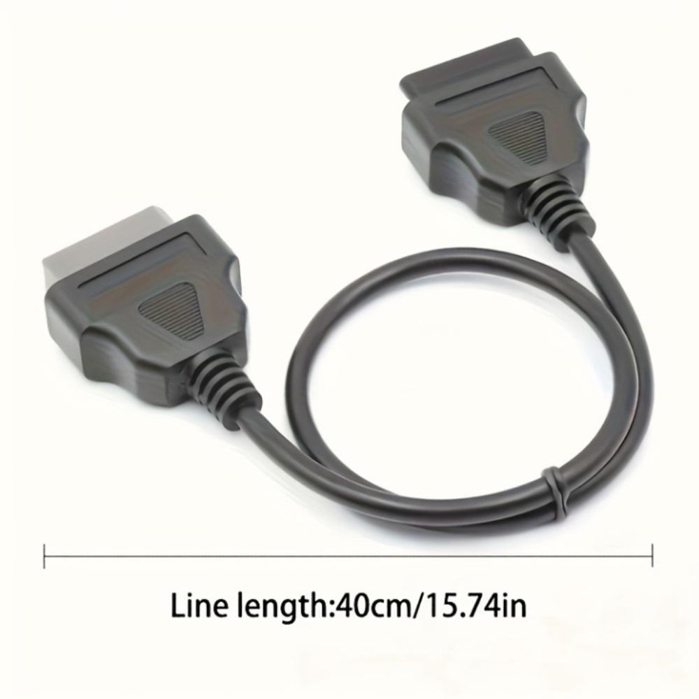 14Pin OBD Cable Suitable for Nissan 14 pin to 16 pin OBD2 Extension Adapter Cable Works on 14PIN for Nissan Old Car