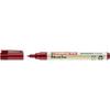 Marqueur permanent - edding - e-25 ecoline - pointe ogive 1 mm - rouge - indélébile