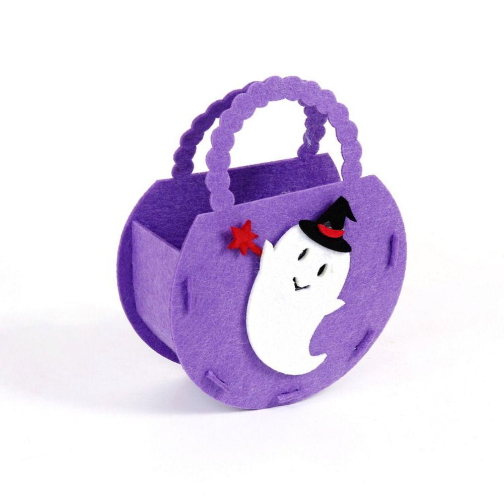 Pumpkin Pumpkin Bucket Non-woven Bat Candy Bag Four Styles Halloween Ghost Bag  Halloween Props
