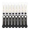 Plastic Drying Clamps 16PCS Clothes Pins, Compact Non-Slip No-Trace Laundry Clips, Spring Strong Grip Fabric Holders Loaded Clips for Socks Towels And