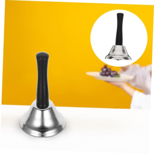 COHEALI Santa Handbells, Metal Handbells, Educational Aids, Christmas Decorations, Lightweight and Durable, Perfect for Festivals and Parties