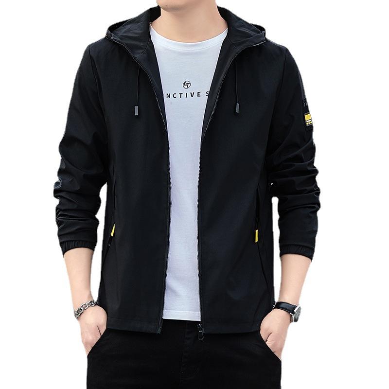 Men's Jacket Autumn and Winter Thickened Velvet Brand Trendy Handsome Casual Tops Young Men's Clothing