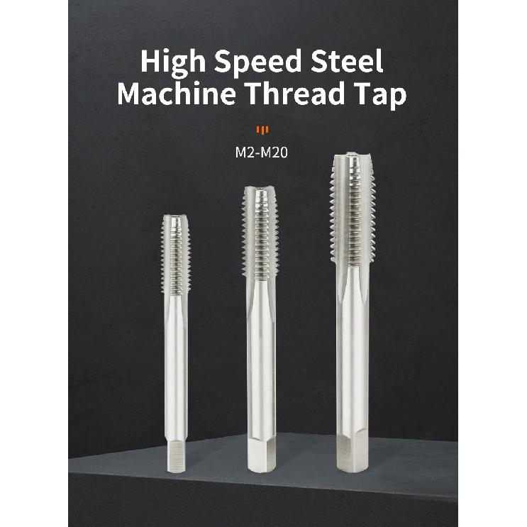 SIQICNC Right HSS Machine Plug Metric Screw Tap Drill Thread Tool M2 M3 M4 M6 M7 M8 M10 M12 M14 Hand Tools