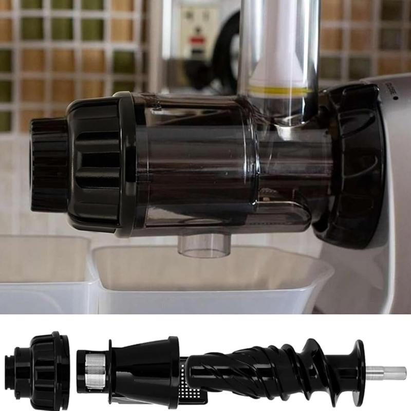 3Pieces Juicer Auger and Screen Set Juicing Machine Part Suitable for 8003 8004 8005 8006 Series for Pure Juice Output