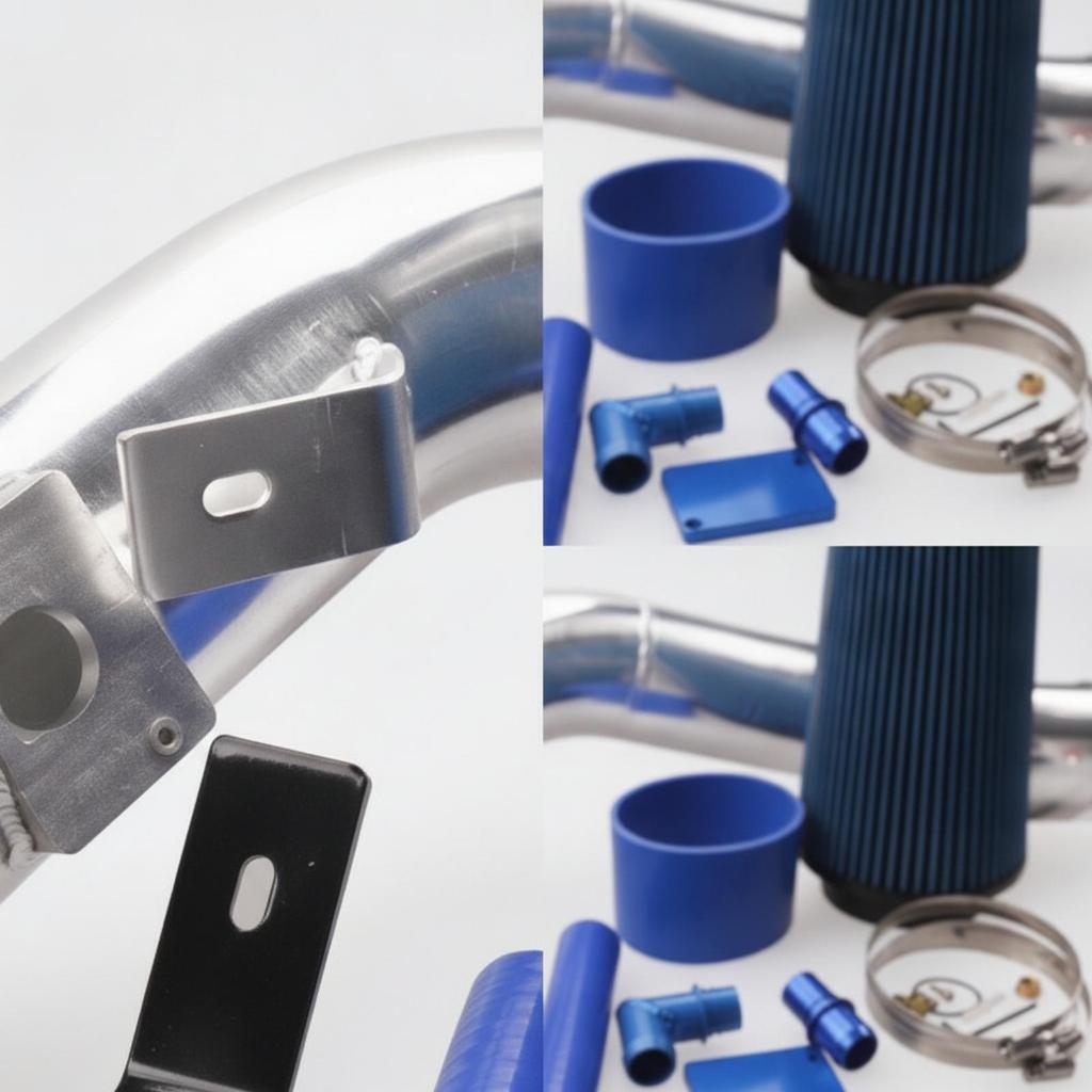 Air Intake Kit with Cleaner Aluminum Tube High