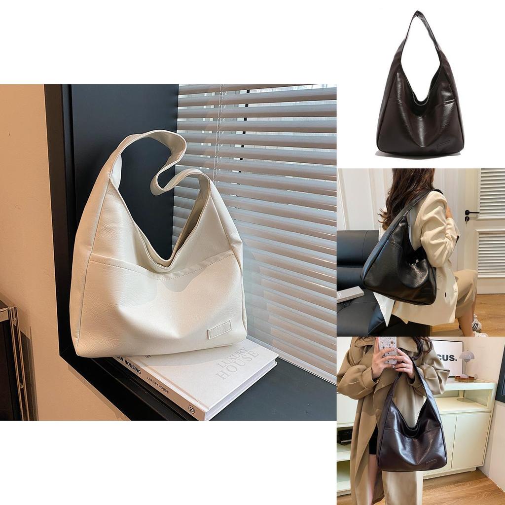 Chic Vintage Inspired Single Shoulder Tote Bag For Women Stylish Pu Fabric Design