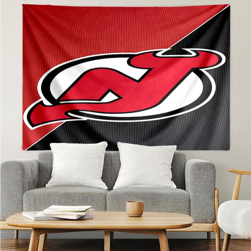 1PC New Devils Logo Tapestry Accessories Playroom Tapestry, for Bedroom,Livingroom, dormitory Room Wall Decor Fan Birthday Gifts
