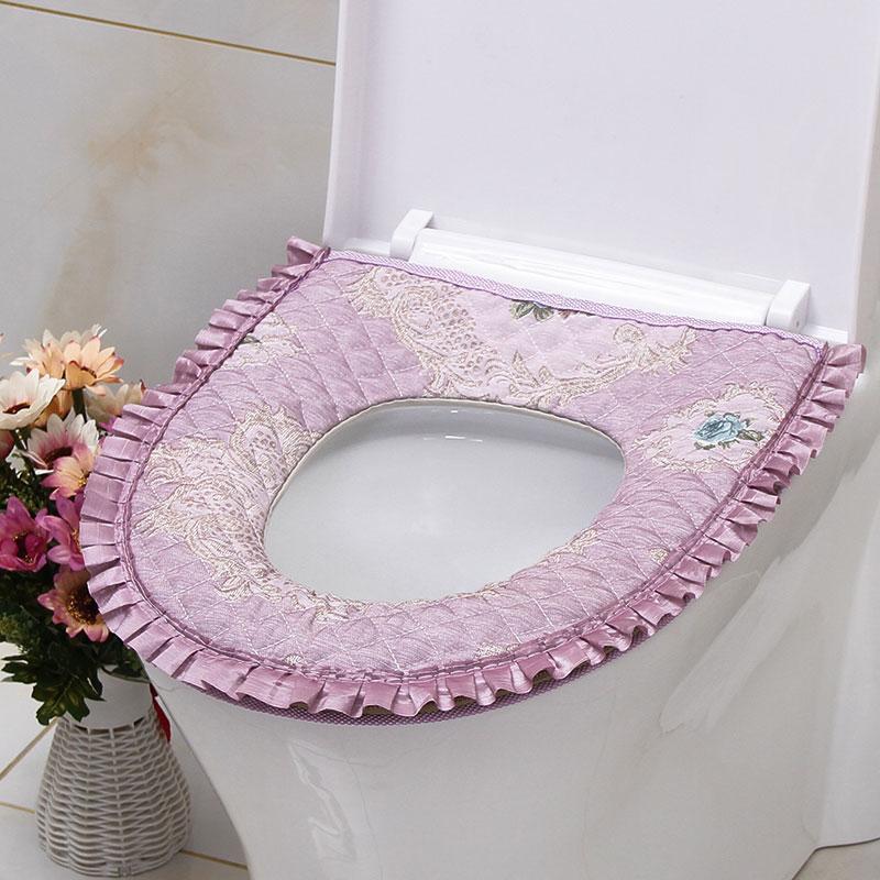 

Новая подушка для сиденья унитаза с универсальной молнией для всех сезонов, водонепроницаемая летняя накладка на унитаз, подушка для сиденья унитаза 3