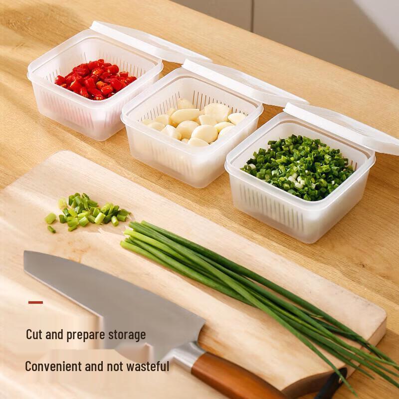 Kitchen Scallion Ginger Garlic Refrigerator Storage Containers