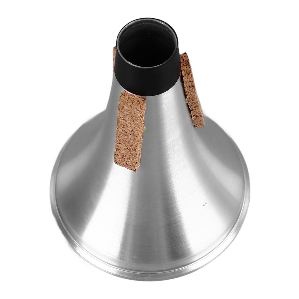Trompeten Übungsdämpfer Leichte Aluminiumlegierung Weicher Kork Geräuschreduzierung Trompeten Übungsdämpfer