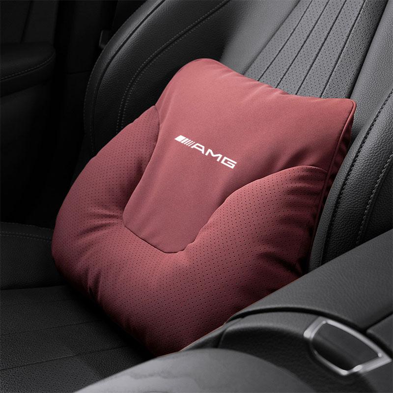 AMG Autositz Rückenlehne Kopfstütze Nacken Halswirbelsäule Lendenwirbelsäule Unterstützung für Mercedes Benz A B C E G CLA W211 W203 W204 W210 W124 C260 C30