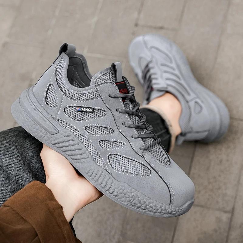 

Comfortable Men s Social Shoes Mesh Casual Sports Shoes Thick Soled Multifunctional Breathable Men s Summer Outdoor Hiking Shoes 39