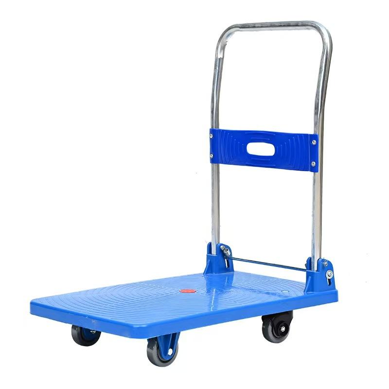 High Quality Folding Platform Trolley Very Cheap Portable Hand Cart Truck Logistic Moving Push Cart 150kg