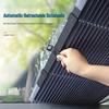 Toldo Retrátil Dobrável Automático para Carro com Ventosas e Isolamento Térmico para Janelas e Para-brisa