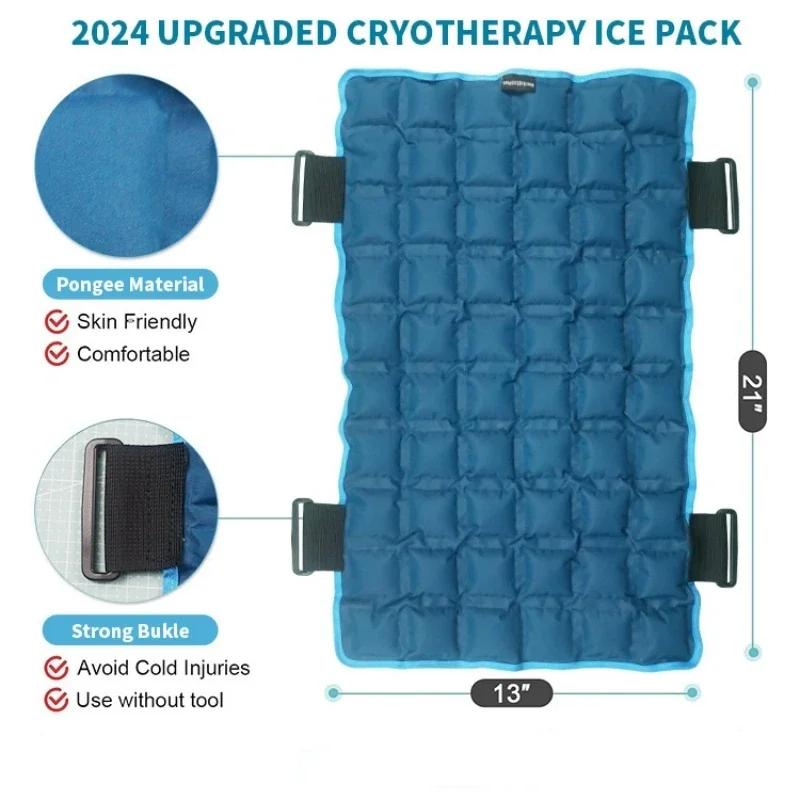 Selbstabsorbierendes Wassereis-Pad Eisbeutel Heiß- & Kaltkompresse Beheizte Knie Bein Nacken Schulter Hüftwickel Rückenmassage Körper Linderung