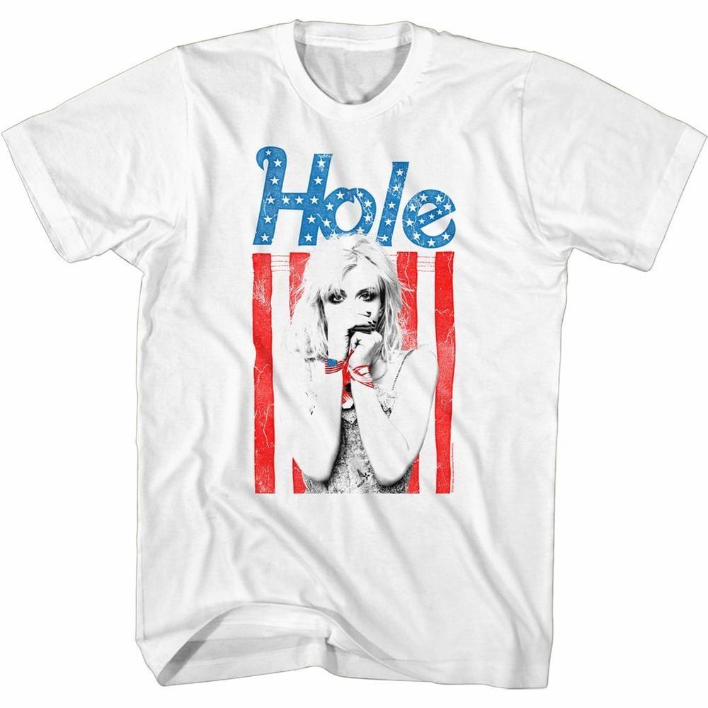 Hole Flag White Adult T-Shirt