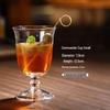 Ultra-Thin Water Ripple Wide Mouth Cocktail Glass Set