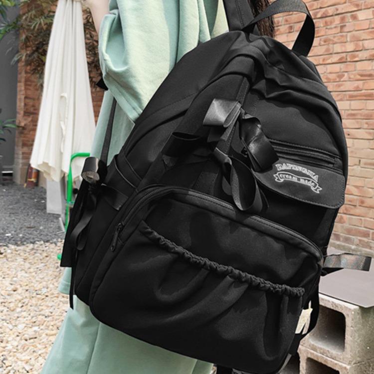 2023 Japanese School Backpack with Bow for Girls and College Students