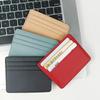 1Pc Pu Leather ID Card Holder Candy Color Multi Slot Slim Wallet for Women Men Business Card Cover