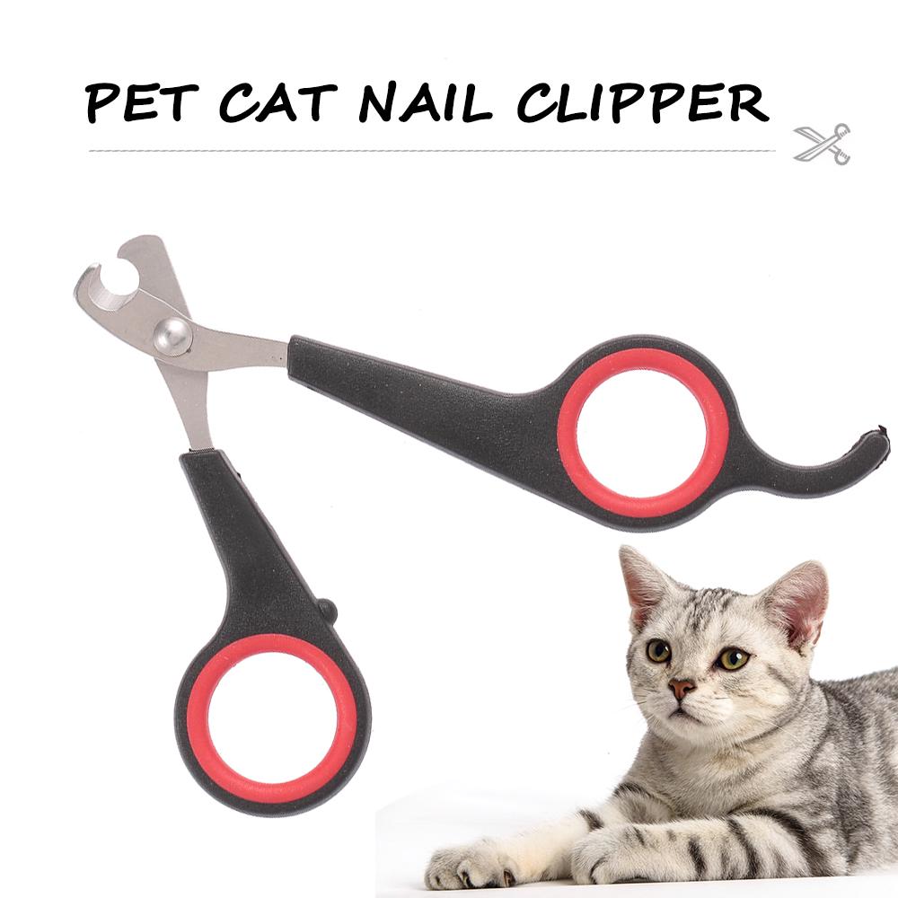 1PCS Professional Pet Cat Nail Clipper Stainless Steel Scissors for Animals Cats