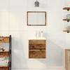 Washbasin Cabinet Black Oak Effect 41 x 39 x 62 cm