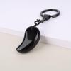 [Koai] Onyx Magatama, Japanese Sacred Treasure, Wish Fulfillment, Good Luck Charm, Power Stone, Keychain Chain