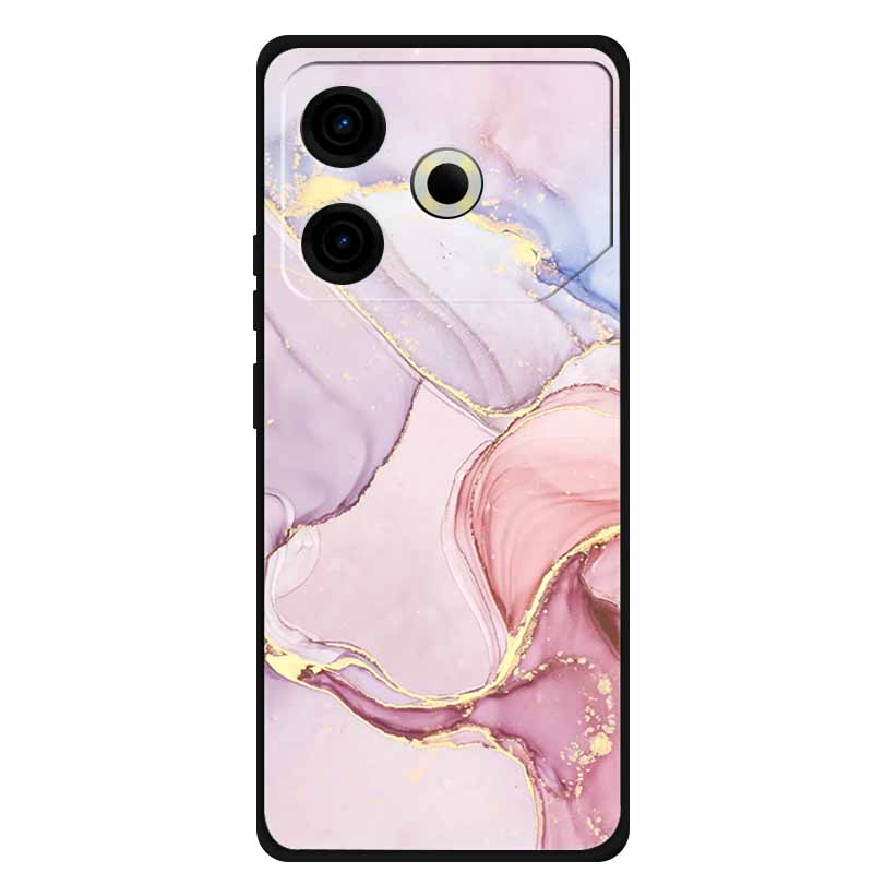 Phone Case For Tecno Pova6 Neo TPU Back Coque for Pova 6 Neo Marble Colour Soft Cover Protective Funda Luxury Silicone Shell