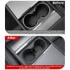 AAAIT1 For Tesla Model Y/YL Juniper 2025 Water Cup Holder Silicone Cup Holder Central Control Water Cup Holder Interior Accessories