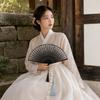 Korean Traditional Bamboo Folding Hand Fan Set