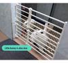 Indoor Pet Barrier: Removable No-Drill Dog Gate for Stairs & Balconies