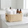 3PCS Simple Woven Storage Basket Eco-friendly Gift Storage Container Practical Gift Basket  Office