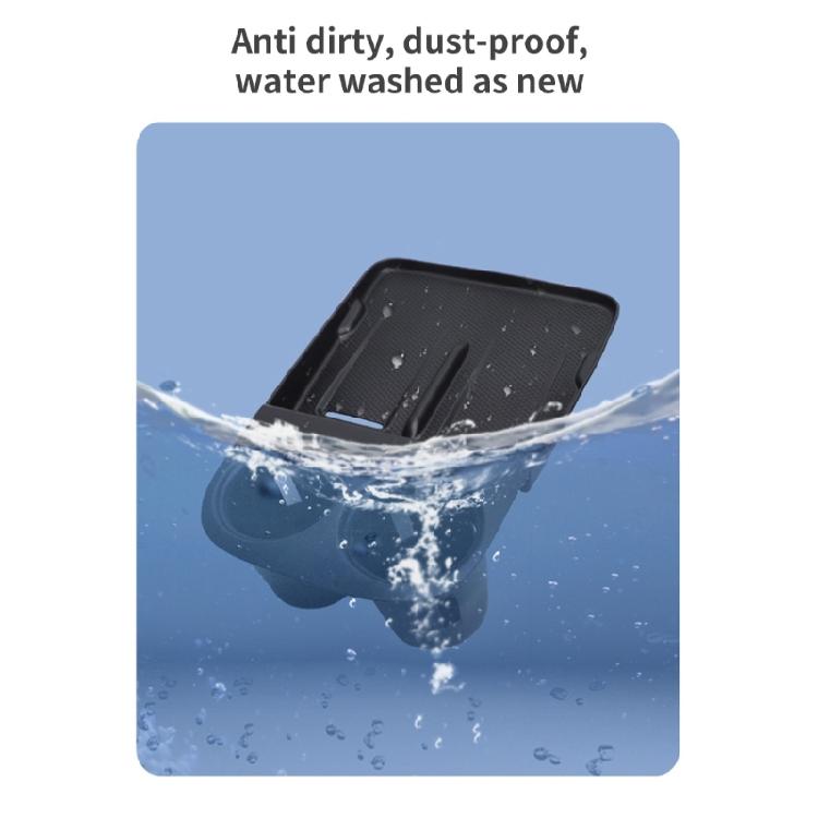 Central Control Silicone Pad Water Cup Holder Insert Pad for Xpeng G6 Auto Accessories Anti Slip Pad