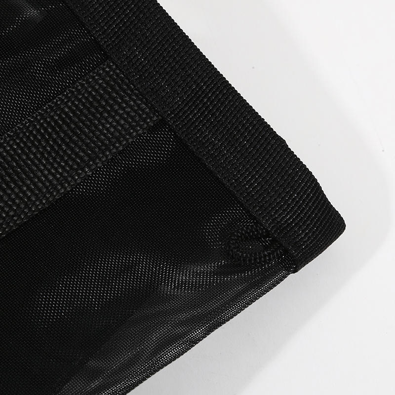 1PC Foldable Mesh Laundry Hamper with Handles Wall-Mounted Dirty Clothes Basket for Home Laundry Baskets